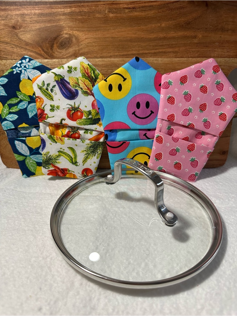 Cherries The Handler Mini Pot Holder Handmade - Picture 6 of 6